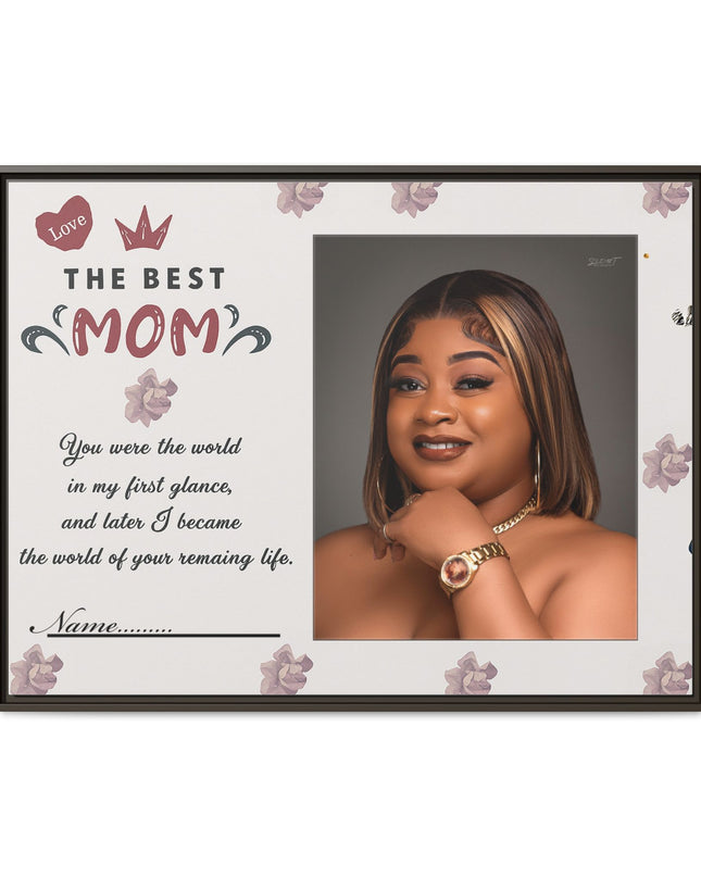 Personalized Mother's Day Framed Print, Gift for Mom, Custom Wall Art, Unique Home Décor, Family Keepsake