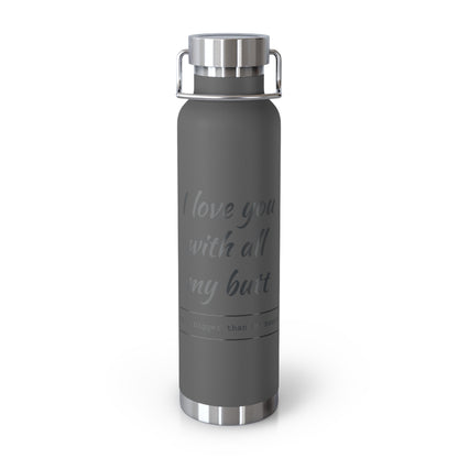 Funny Insulated Water Bottle, Gift for Girlfriend, Cute Hydration Flask, Unique Travel Mug, Cute Gift for Her, Wedding, Anniversary
