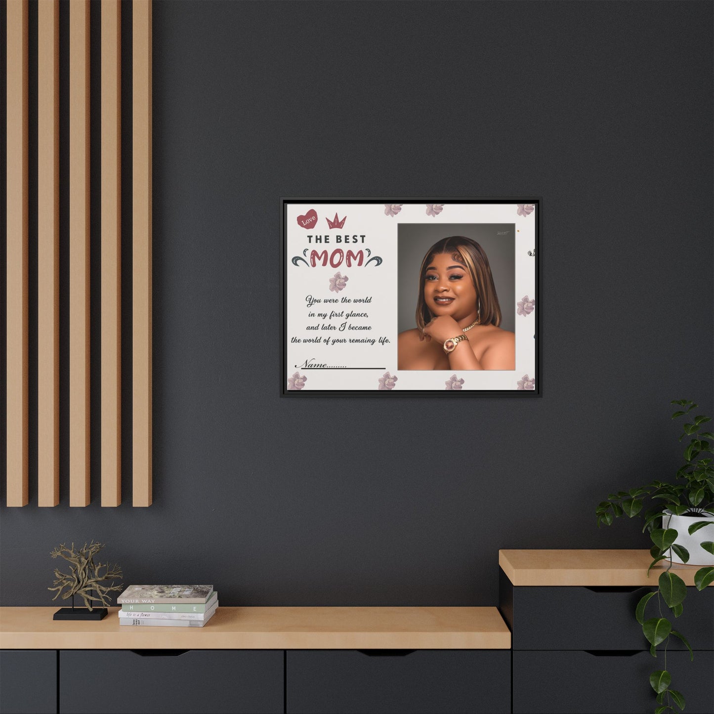 Personalized Mother's Day Framed Print, Gift for Mom, Custom Wall Art, Unique Home Décor, Family Keepsake