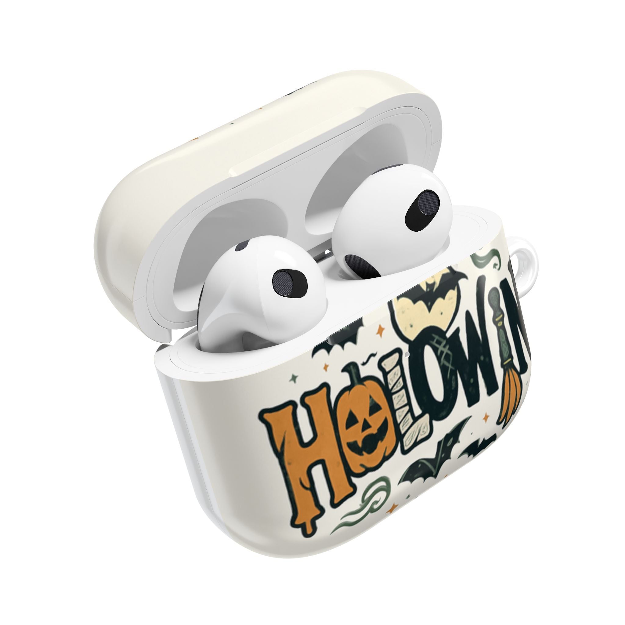 Halloween AirPod Case, Spooky Earbud Cover, Fall Accessory, Pumpkin Decor, Witch Craft Gift, Trick or Treat Storage