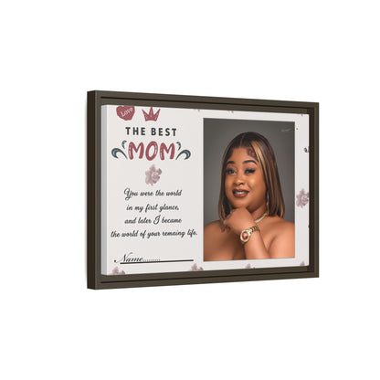 Personalized Mother's Day Framed Print, Gift for Mom, Custom Wall Art, Unique Home Décor, Family Keepsake
