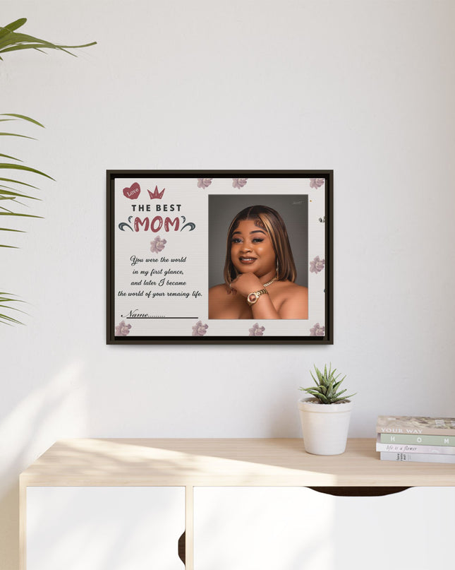 Personalized Mother's Day Framed Print, Gift for Mom, Custom Wall Art, Unique Home Décor, Family Keepsake