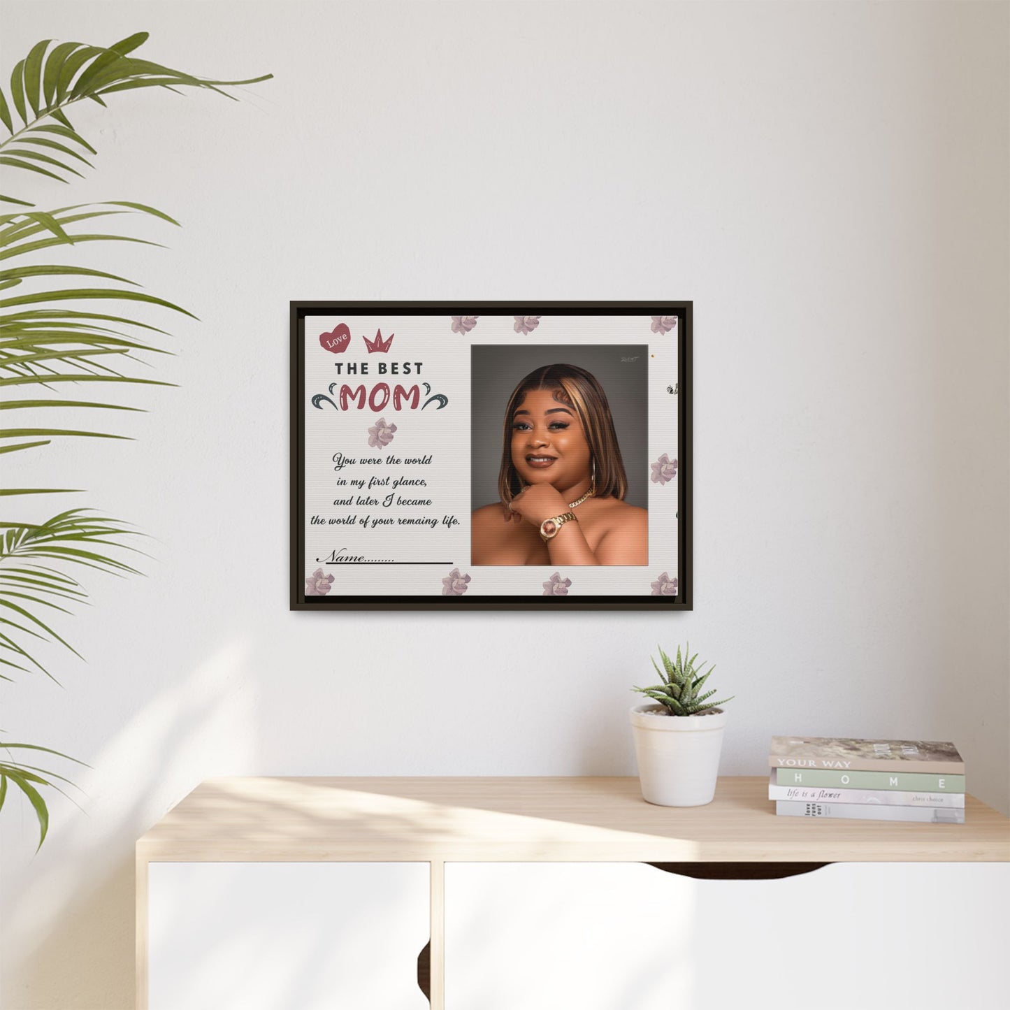 Personalized Mother's Day Framed Print, Gift for Mom, Custom Wall Art, Unique Home Décor, Family Keepsake