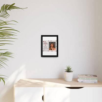 Personalized Mother's Day Framed Print, Gift for Mom, Custom Wall Art, Unique Home Décor, Family Keepsake