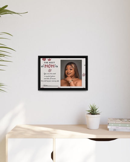 Personalized Mother's Day Framed Print, Gift for Mom, Custom Wall Art, Unique Home Décor, Family Keepsake