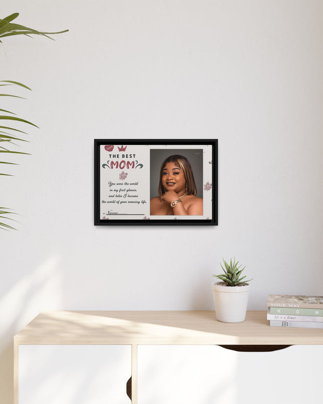 Personalized Mother's Day Framed Print, Gift for Mom, Custom Wall Art, Unique Home Décor, Family Keepsake