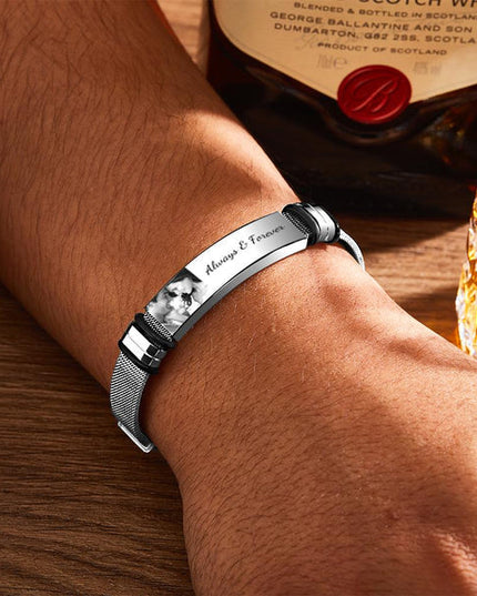 Custom Photo Engraved Bracelet