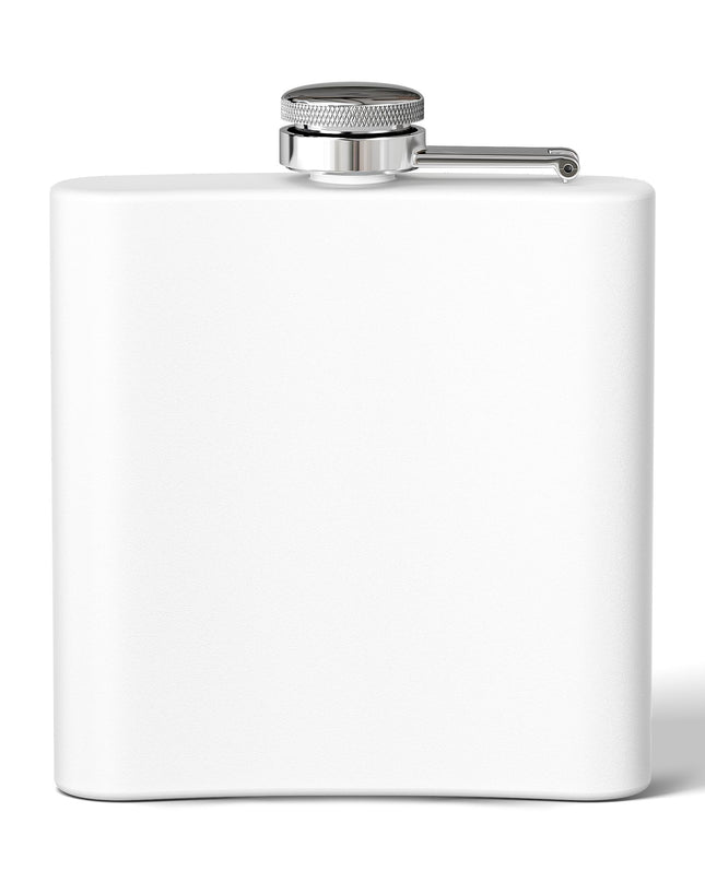 Chic Stainless Steel Flask, 6oz | Stylish Drinkware, Perfect for Parties, Gifts, Weddings, Hip Flasks, Travel