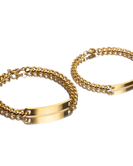 Personalized Couple Name Custom Bracelet