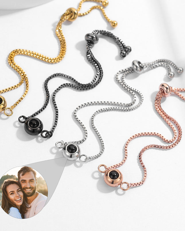 Personalized Couple Projection Bracelet
