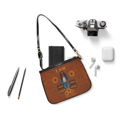 Empowering Small Shoulder Bag, Inspirational Tote, Gifts for Her, Minimalist Purse, Everyday Carry, Fashion Accessory