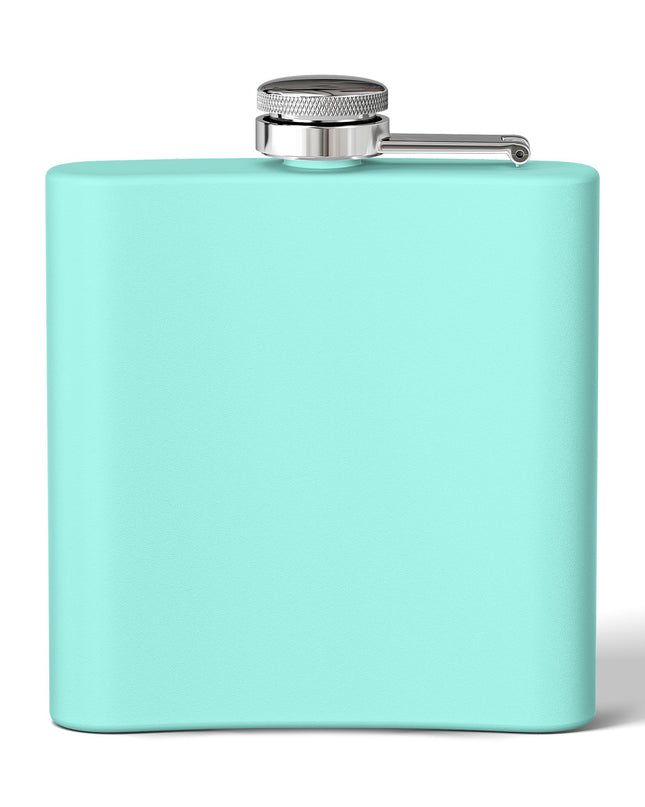 Chic Stainless Steel Flask, 6oz | Stylish Drinkware, Perfect for Parties, Gifts, Weddings, Hip Flasks, Travel