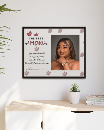 Personalized Mother's Day Framed Print, Gift for Mom, Custom Wall Art, Unique Home Décor, Family Keepsake