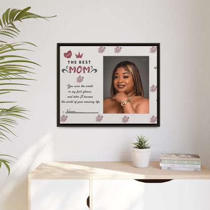 Personalized Mother's Day Framed Print, Gift for Mom, Custom Wall Art, Unique Home Décor, Family Keepsake