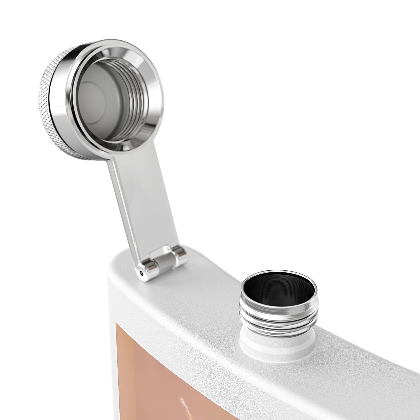 Chic Stainless Steel Flask, 6oz | Stylish Drinkware, Perfect for Parties, Gifts, Weddings, Hip Flasks, Travel