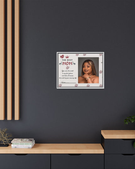 Personalized Mother's Day Framed Print, Gift for Mom, Custom Wall Art, Unique Home Décor, Family Keepsake