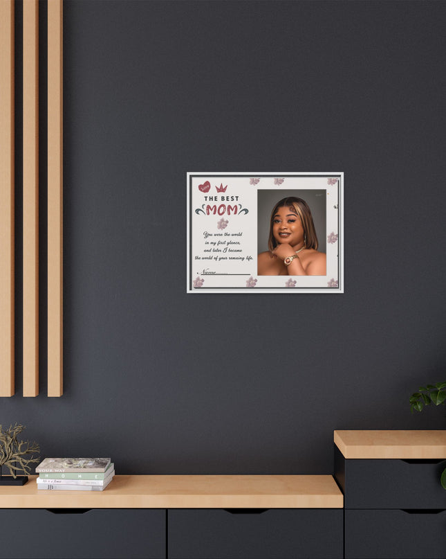 Personalized Mother's Day Framed Print, Gift for Mom, Custom Wall Art, Unique Home Décor, Family Keepsake