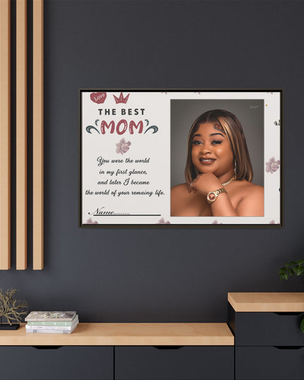 Personalized Mother's Day Framed Print, Gift for Mom, Custom Wall Art, Unique Home Décor, Family Keepsake