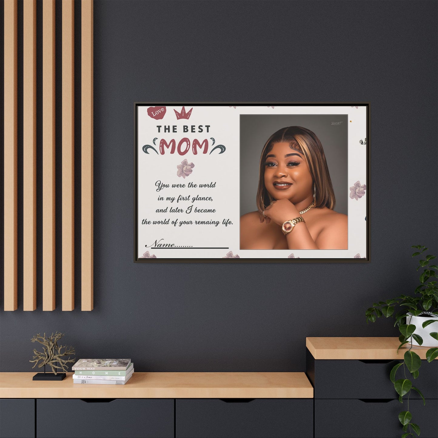 Personalized Mother's Day Framed Print, Gift for Mom, Custom Wall Art, Unique Home Décor, Family Keepsake