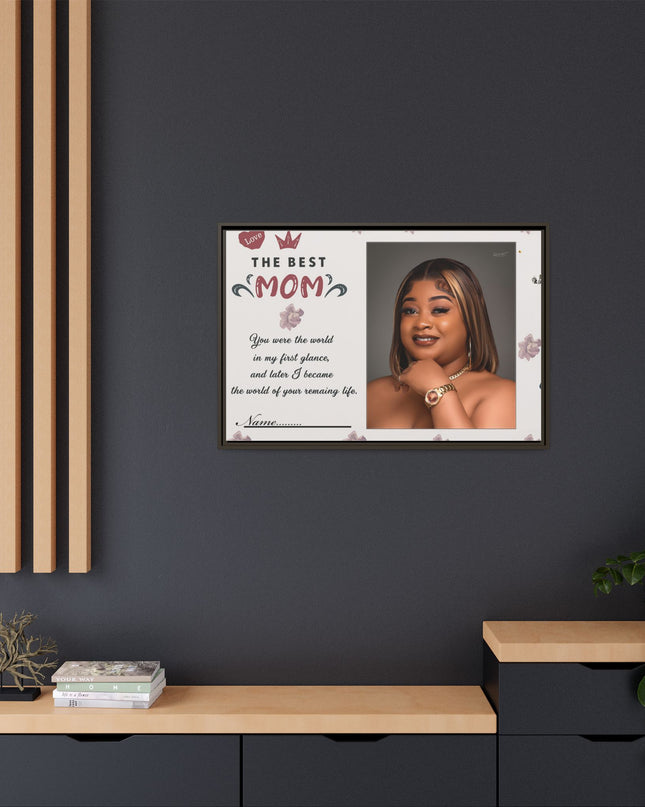 Personalized Mother's Day Framed Print, Gift for Mom, Custom Wall Art, Unique Home Décor, Family Keepsake