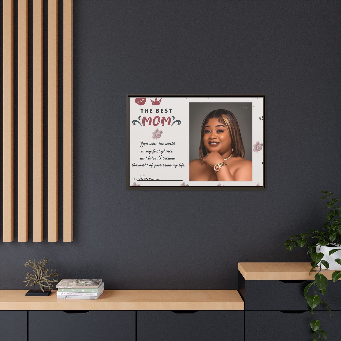 Personalized Mother's Day Framed Print, Gift for Mom, Custom Wall Art, Unique Home Décor, Family Keepsake