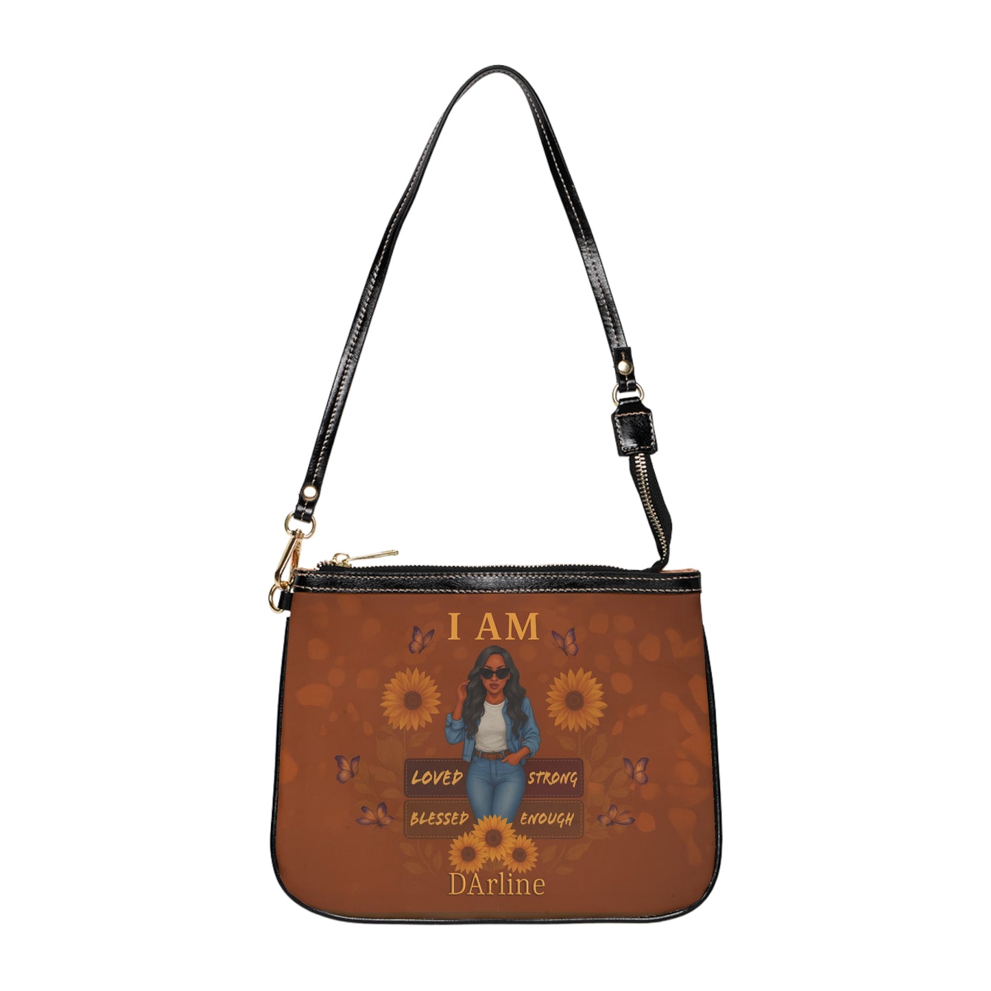 Empowering Small Shoulder Bag, Inspirational Tote, Gifts for Her, Minimalist Purse, Everyday Carry, Fashion Accessory