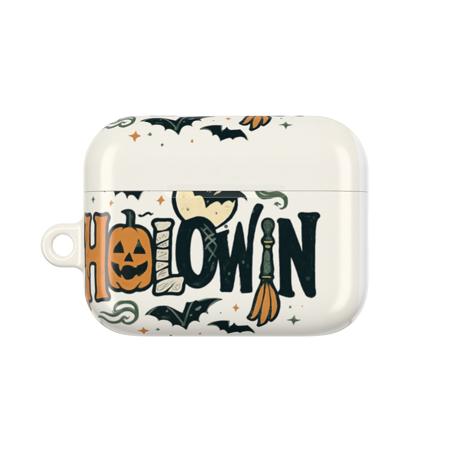 Halloween AirPod Case, Spooky Earbud Cover, Fall Accessory, Pumpkin Decor, Witch Craft Gift, Trick or Treat Storage