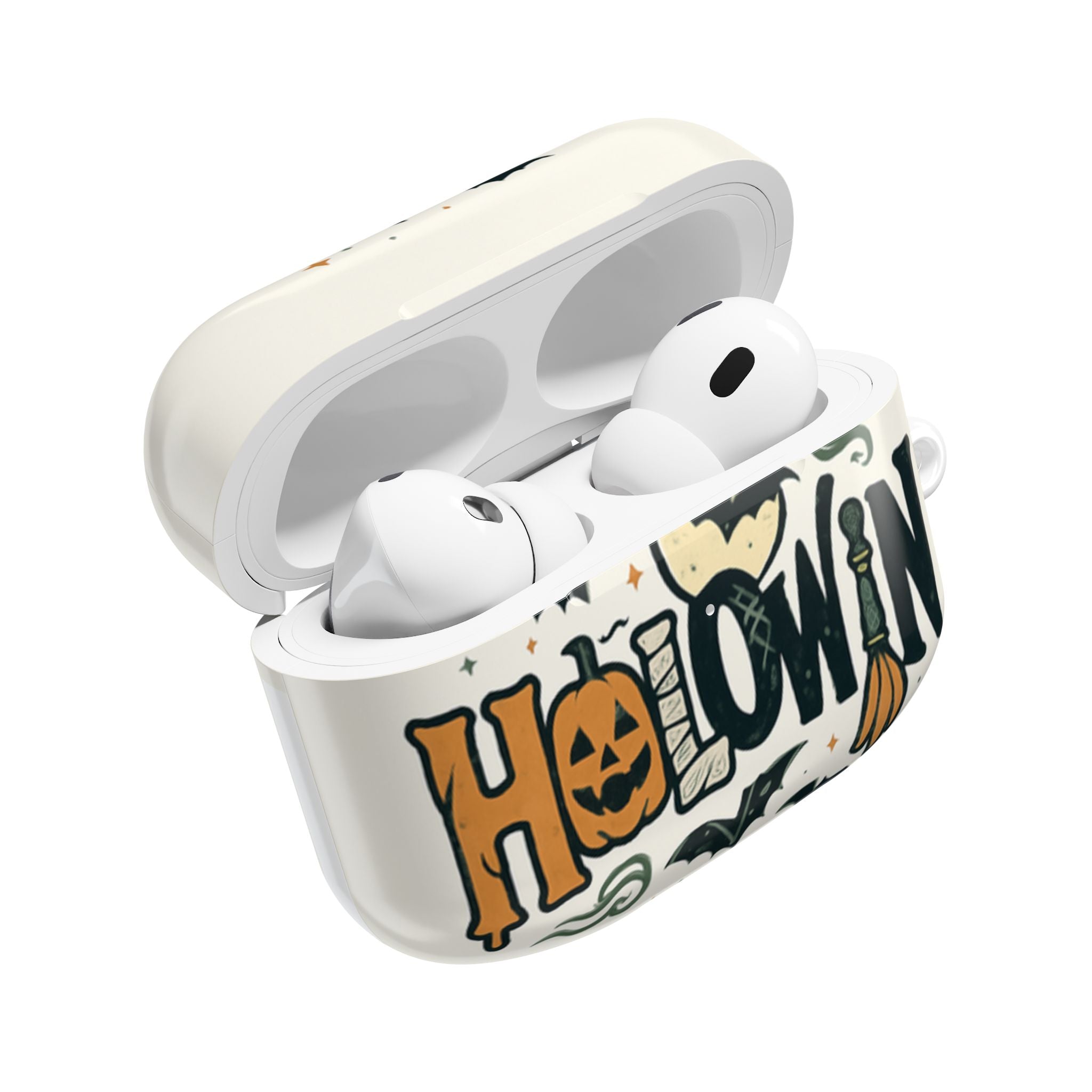Halloween AirPod Case, Spooky Earbud Cover, Fall Accessory, Pumpkin Decor, Witch Craft Gift, Trick or Treat Storage