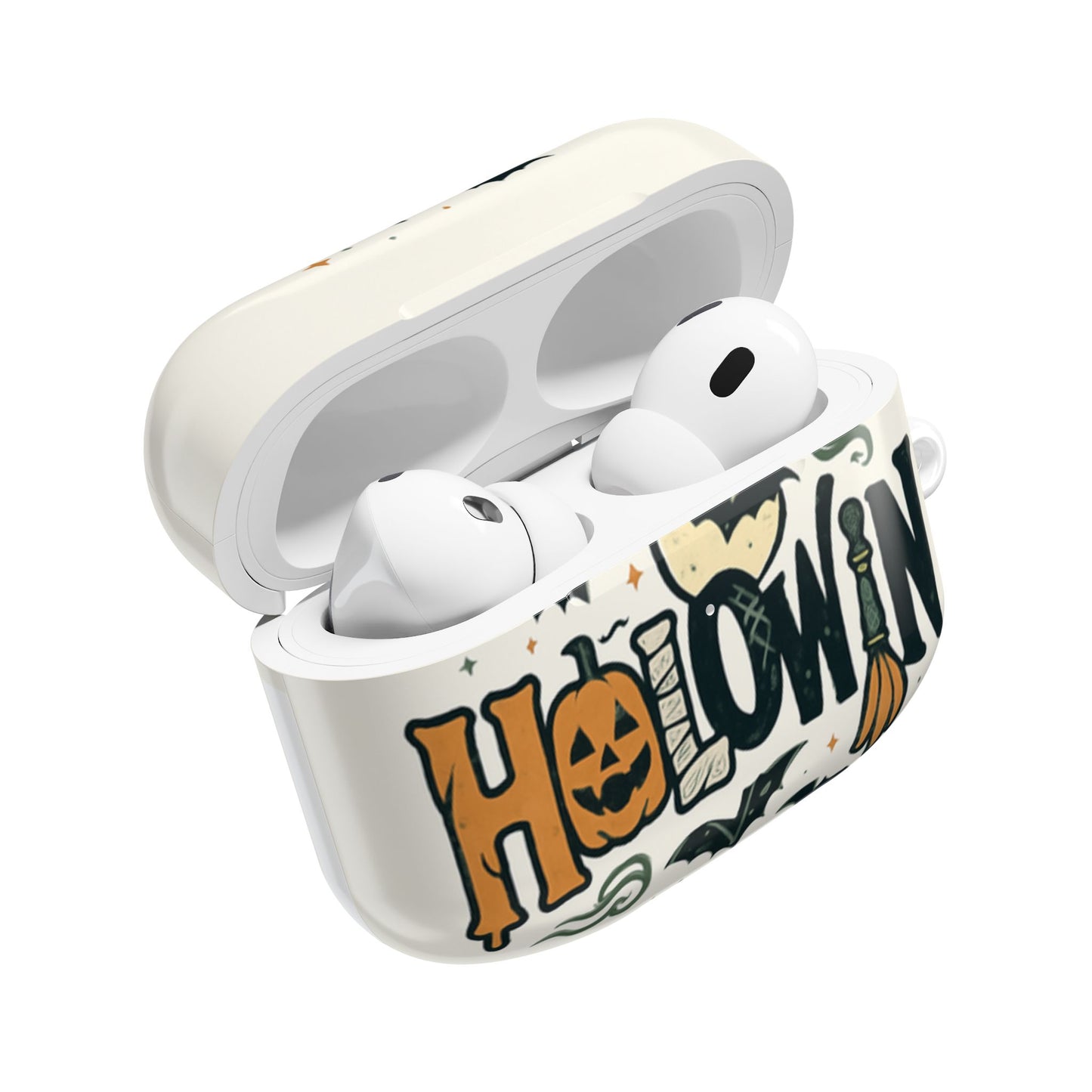 Halloween AirPod Case, Spooky Earbud Cover, Fall Accessory, Pumpkin Decor, Witch Craft Gift, Trick or Treat Storage
