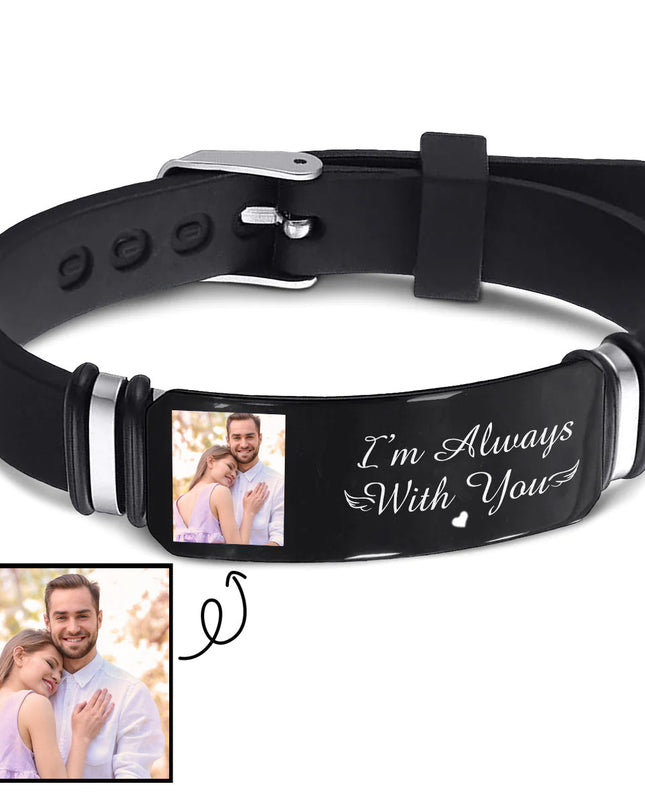 custom silicone Couple bracelet