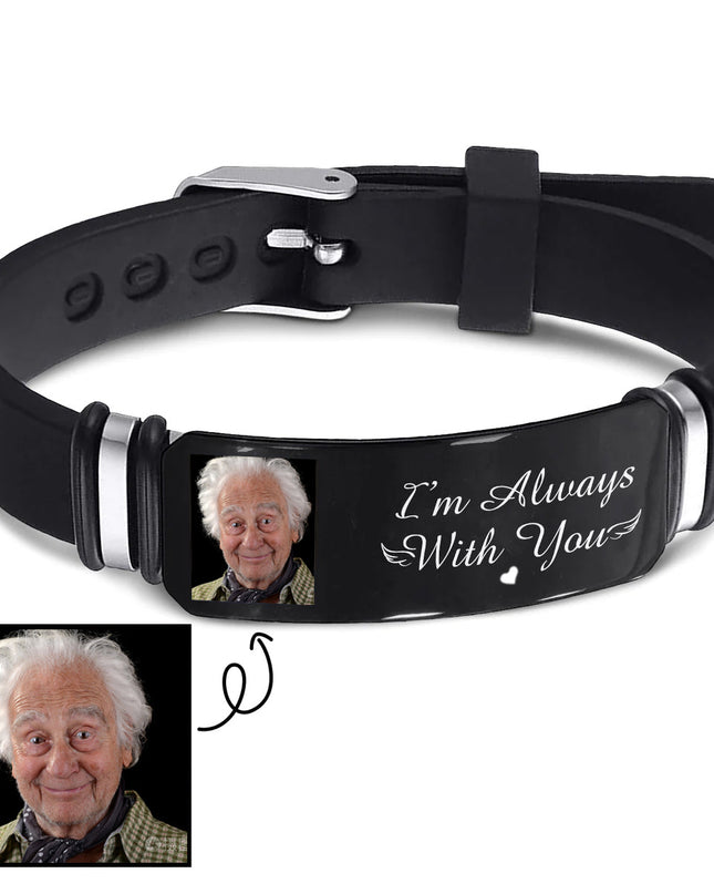 custom silicone Couple bracelet