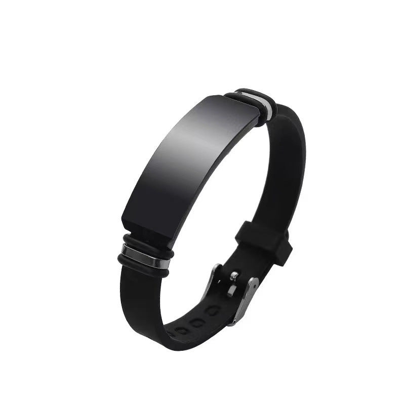 custom silicone Couple bracelet