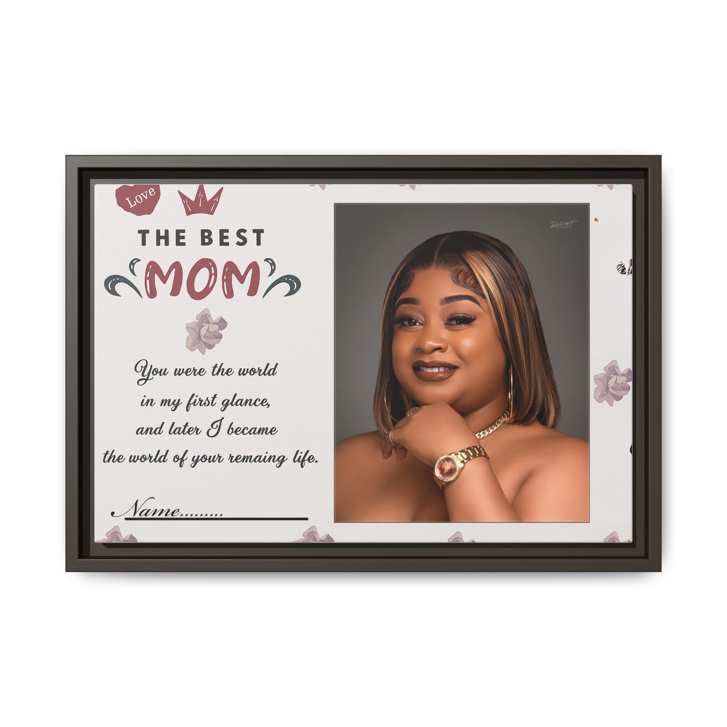 Personalized Mother's Day Framed Print, Gift for Mom, Custom Wall Art, Unique Home Décor, Family Keepsake
