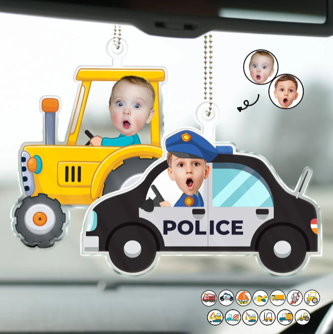 Custom cute head pendant