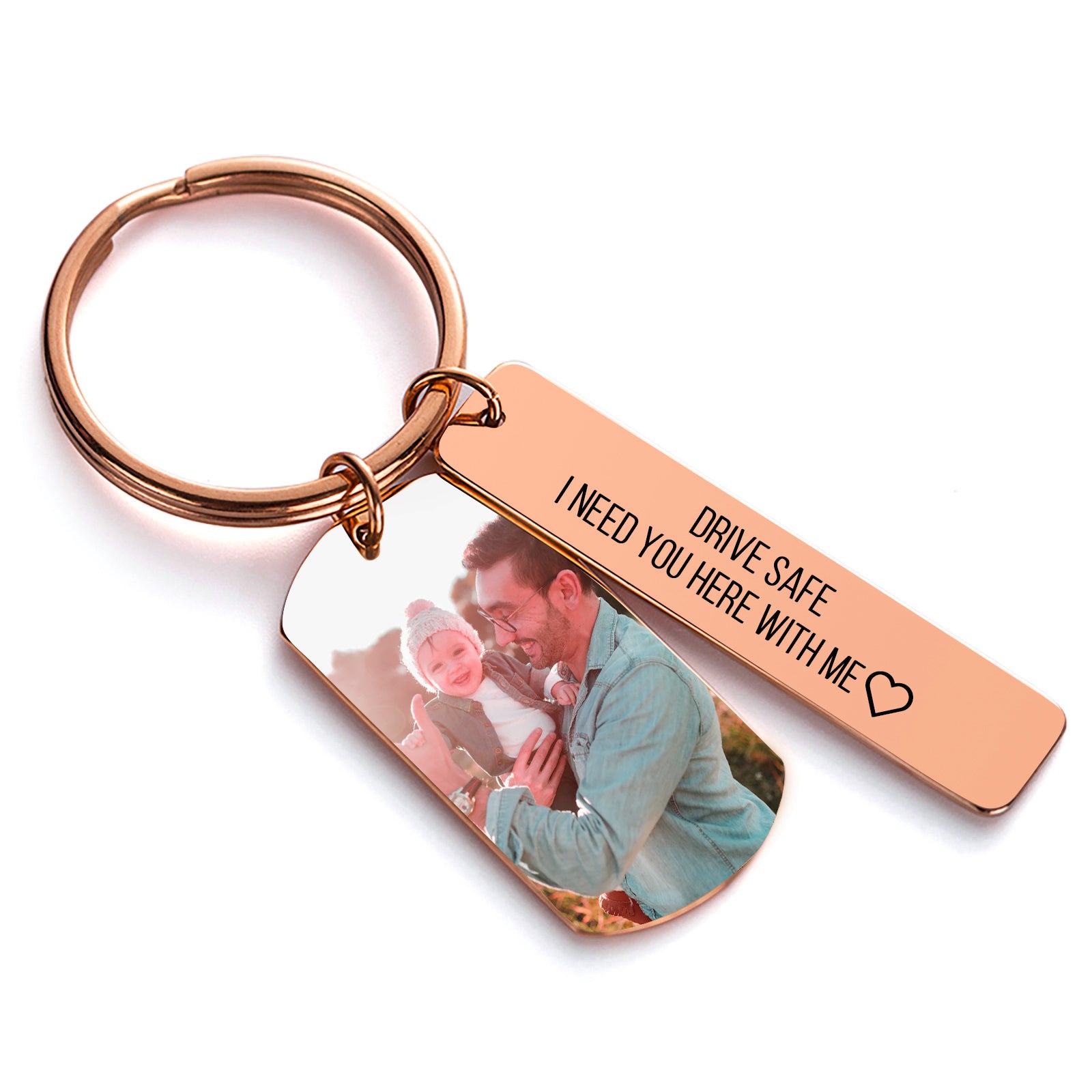 Personalized UV color printed metal keychain