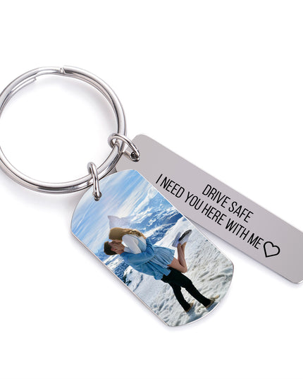 Personalized UV color printed metal keychain