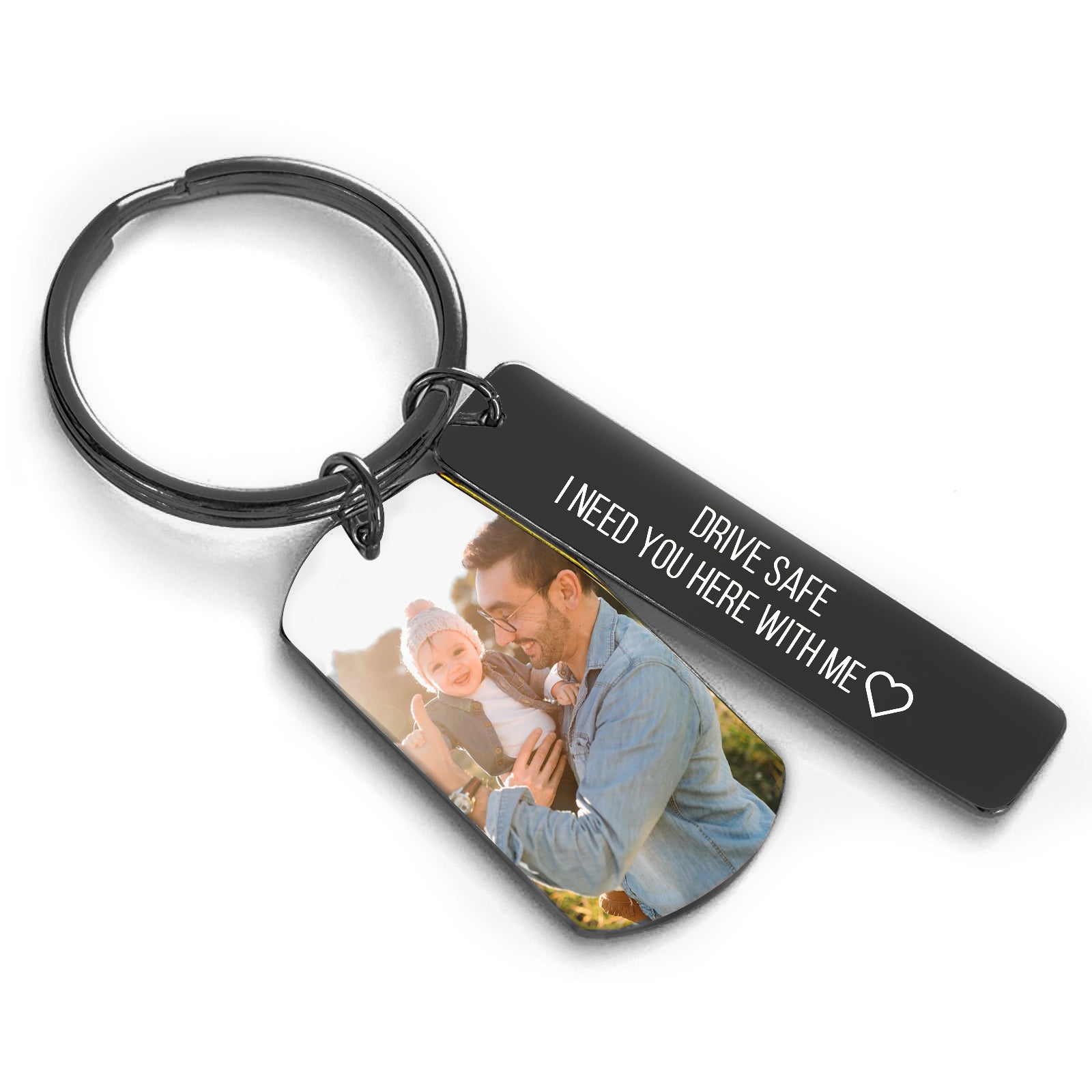 Personalized UV color printed metal keychain