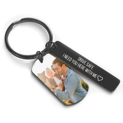 Personalized UV color printed metal keychain