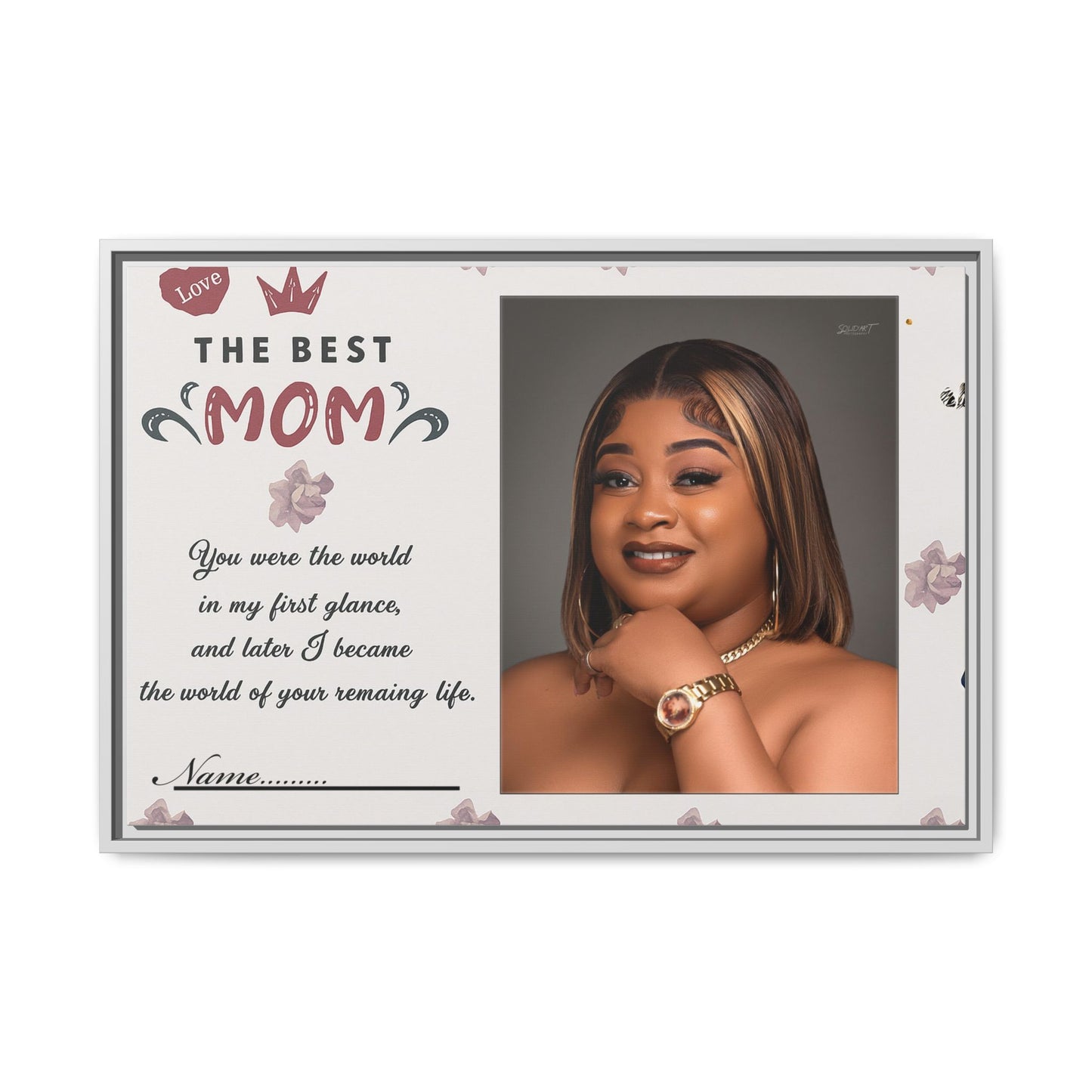 Personalized Mother's Day Framed Print, Gift for Mom, Custom Wall Art, Unique Home Décor, Family Keepsake