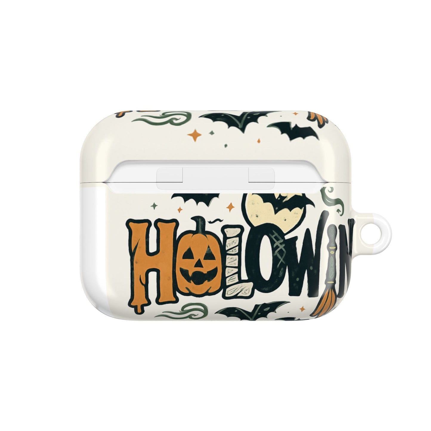 Halloween AirPod Case, Spooky Earbud Cover, Fall Accessory, Pumpkin Decor, Witch Craft Gift, Trick or Treat Storage