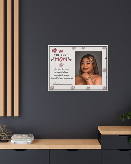 Personalized Mother's Day Framed Print, Gift for Mom, Custom Wall Art, Unique Home Décor, Family Keepsake