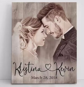 Personalized Wood Photo Frame