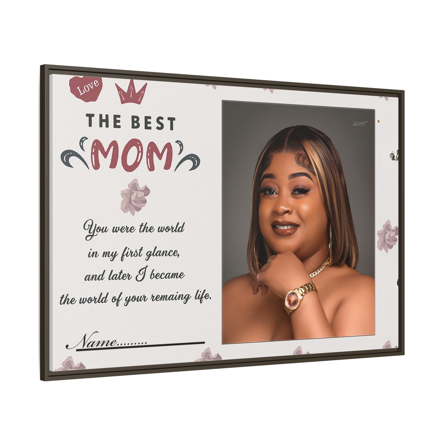Personalized Mother's Day Framed Print, Gift for Mom, Custom Wall Art, Unique Home Décor, Family Keepsake