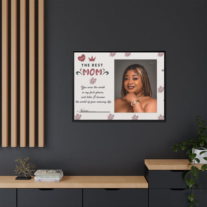 Personalized Mother's Day Framed Print, Gift for Mom, Custom Wall Art, Unique Home Décor, Family Keepsake