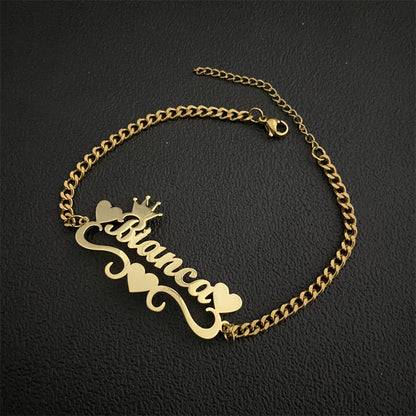 Stainless Steel Personalized Name Bracelet