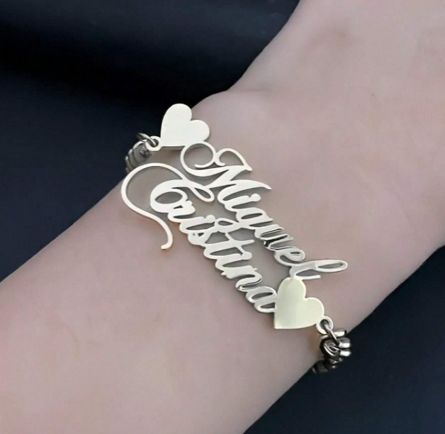 Stainless Steel Personalized Name Bracelet
