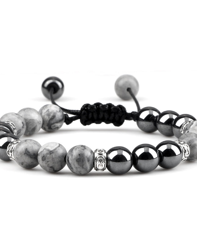 Haematite Yoga Bracelet Couple Woven Hand Strap