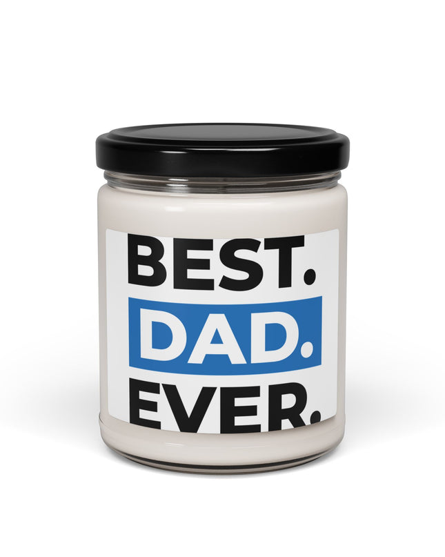 Scented Soy Candle for Dads | Best Dad Ever | Gift for Father's Day, Birthday, or Just Because | Relaxing Home Decor