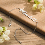 Custom Name Cross Bracelet