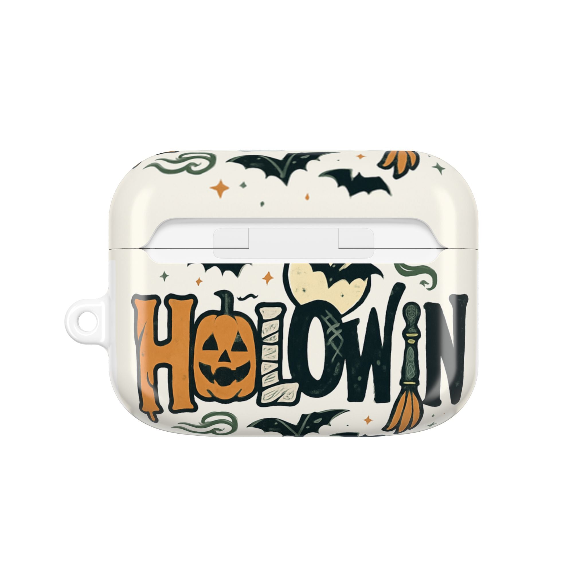 Halloween AirPod Case, Spooky Earbud Cover, Fall Accessory, Pumpkin Decor, Witch Craft Gift, Trick or Treat Storage